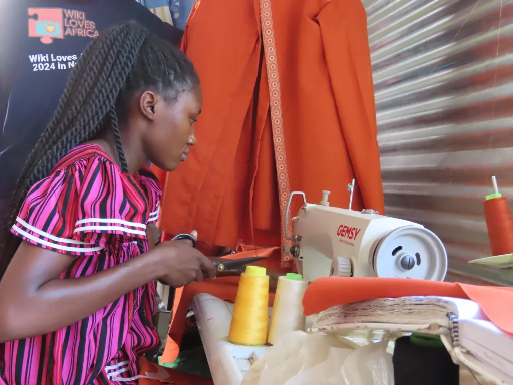 A Katutura boutique documented during a Wikimedia photo walk, photographed in 2024.